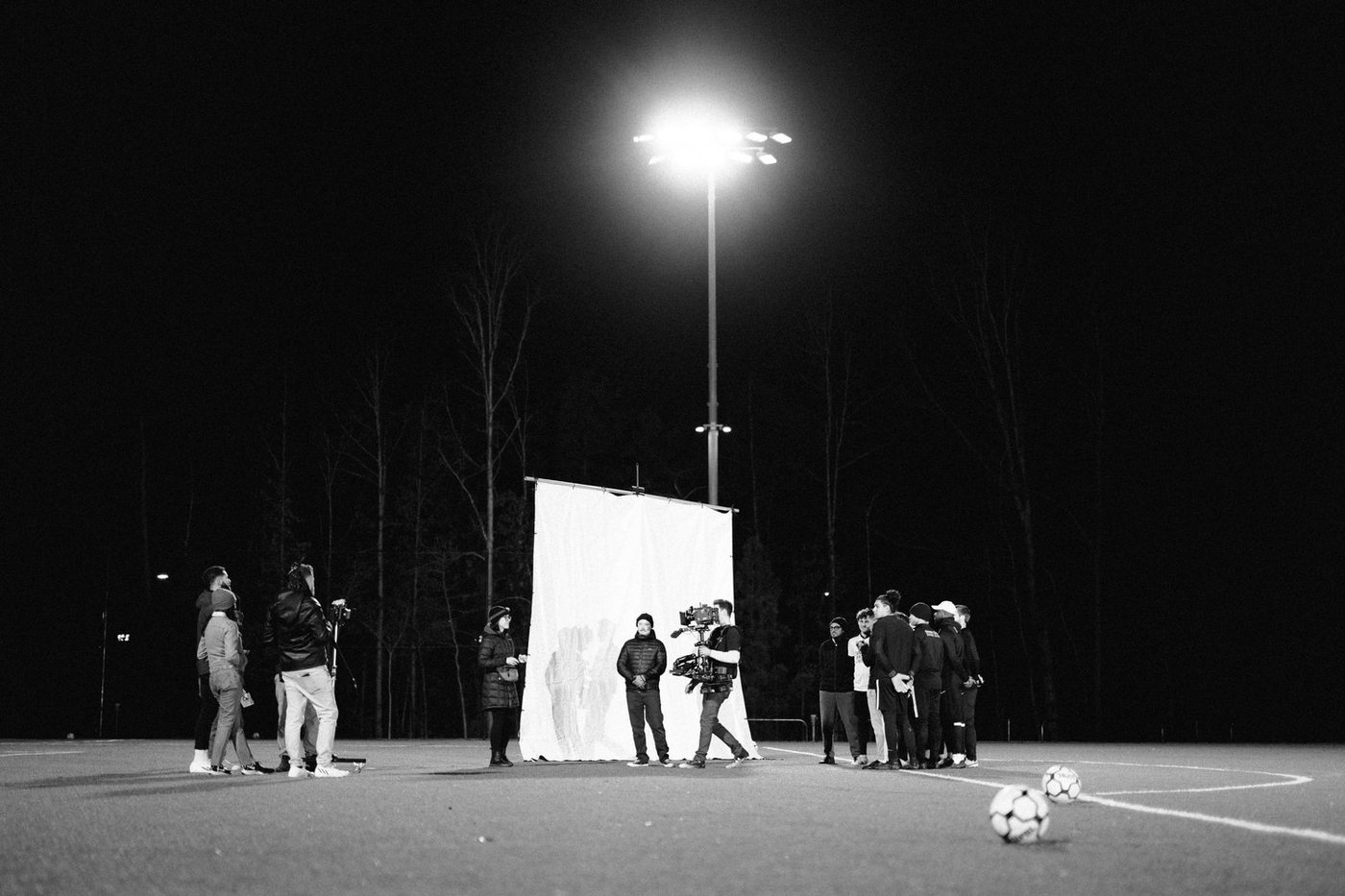 After Hours — behind the scenes still 12, shot by Hunter Buchanan
